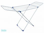 Сушилка для белья напольная, 18м, серия Stella, бело-синяя, PERFECTO LINEA (Сушильное полотно - 18 метров, размер 172х56х90. Максимальная нагрузка бел