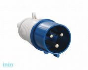 Вилка силовая 32А 220В 3 pin 2P+PE IP44 IEK (32А 220В 3 pin 2P+PE IP44) (ЭС)