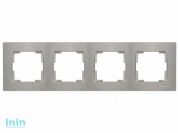 Рамка 4-ая горизонтальная титан, RITA, MUTLUSAN