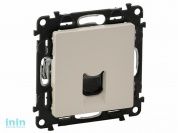 Розетка 1-ая 1хRJ-45 UTP CAT5E слоновая кость, Valena Life, Legrand (VALENA LIFE - РОЗЕТКА 1ХRJ-45 UTP CAT5E, СЛОНОВАЯ КОСТЬ (ИНД. УПАКОВКА))