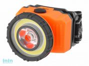 Фонарь налобный светодиодный 1Вт+3Вт 3хAAA ЮПИТЕР