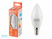 Лампа светодиодная C37 СВЕЧА 6 Вт 170-240В E14 4000К ЮПИТЕР (45 Вт аналог лампы накал., 450Лм, нейтральный белый свет)