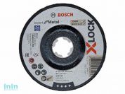Круг отрезной 125х6.0x22.2 мм для металла X-LOCK Expert for Metal BOSCH (прямой, подходит для всех типов УШМ)