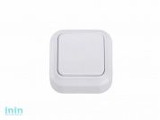 Выключатель 1 клав. (открытый, до 6А) белый, Вариант, Bylectrica (Выключатель одноклавишный для открытой установки Гарантийный срок:24 месяца)