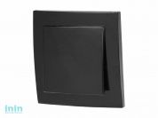 Выключатель 1 клав. (cкрытый, 6А) черный, Стандарт, Юпитер (VS 16-131 Ч) (ЮПИТЕР)