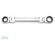 Ключ накидной  8х9мм с поворотными трещотками TOPTUL (AOAE0809)