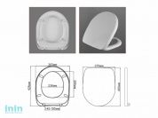 Сиденье для унитаза с крышкой "AVN SD 10u ", АВН