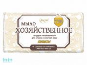 Мыло хозяйственное отбеливающее "Лимон" 72% в уп., 200 г (LINOM)