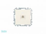 Розетка 1-ая телефонная (скрытая) бежевая, Стиль, BYLECTRICA (телефонная четырехконтактная скрытой установки Гарантийный срок:24 месяца)