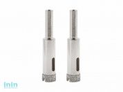 Коронка алмазная  d 10мм по стеклу и керамике 2шт. GEPARD (GP2076-10) (сверло алмазное трубчатое, 2шт)