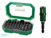 Набор бит 1/4"  35шт. с магнитным держателем TOPTUL (GACW3502)