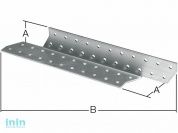 Держатель балки правый 40x210 мм DB R белый цинк STARFIX