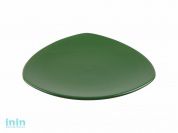 Тарелка десертная керамическая, 220 мм, треугольная, серия Трабзон, зеленая, PERFECTO LINEA (Супер цена!)