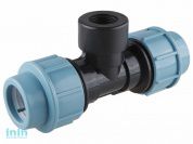 Тройник вн. 25x3/4" AV Engineering (Компрессионные фитинги для полиэтиленовых труб)