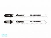 Пилка лобз. по алюминию T127D (2 шт.) GEPARD (пропил прямой, тонкий, быстрый рез)