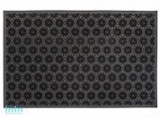 Коврик придверный 58х36,5 см, черный, "Кружочки", TM YPgroup (Размер 58х36,5 см. Материал: вулканизированная непористая резина.)