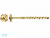 Шуруп конструкционный 10.0х240 по дереву, с прессшайбой, TORX (25 шт в карт. уп.) (STARFIX)