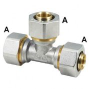 Тройник компрессионный 18x2 RBM