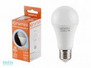 Лампа светодиодная A60 СТАНДАРТ 15 Вт 170-240В E27 4000К ЮПИТЕР (100 Вт аналог лампы накал., 1200Лм, нейтральный белый свет)