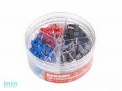 Набор втулочных наконечников двойных НШВИ2 (2х0.75 мм2, 2х1 мм2, 2х1.5 мм2, 2х2.5 мм2) в боксе (ТE-2 (REXANT)