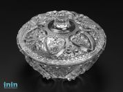 Ваза для сахара (сахарница), стеклянная, DIADEMA (Диадема), PERFECTO LINEA