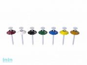 Гвозди декоративные 1.8х32 мм бордовая шляпка (100 шт в зип-локе) STARFIX