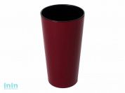 Кашпо для цветов со вставкой Камелия, 1,5 л, вишня, GARDENPLAST