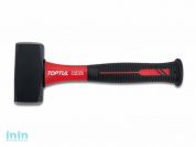 Молоток-кувалда 1кг с фиберглассовой рукояткой TOPTUL (HABE2226)