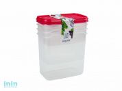 Набор контейнеров Venecia, сангрия, BEROSSI (Изделие из пластмассы. Литраж 0.5 л + 1 л + 1.5 л)