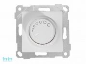 Выключатель поворотный (диммер) (скрытый, без рамки, винт. зажим, 600Вт) белый, RITA, MUTLUSAN (220VAC, 60 - 600VA,  50 Hz, IP20)