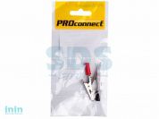 Зажим крокодил, длина53 мм, ток 15A, (2шт.) (пакет) PROconnect