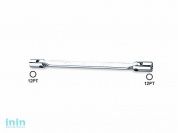 Ключ торцевой 12х13мм шарнирный TOPTUL