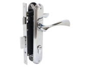 Замок врезной с/руч БУЛАТ ЗВ4-1.03.04 НОМОС хром 5 перф.кл.