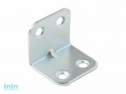 Уголок мебельный 25х25x25 мм KW 7 белый цинк STARFIX