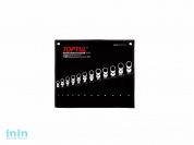 Набор ключей комбинир. с поворотн. трещоткой 8-19 мм 12 пр TOPTUL (GPAQ1204)