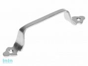 Ручка-скоба 80 мм х, белый цинк STARFIX