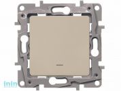 Выключатель 1 клав. с подсветкой (cкрытый) слоновая кость, Etika, Legrand (ETIKA - ВЫКЛЮЧАТЕЛЬ С ПОДСВЕТКОЙ (СЛ.КОСТЬ))