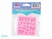 Форма силиконовая, для мастики, бантики, 7 х 7 х 1 см, PERFECTO LINEA (Супер цена!)