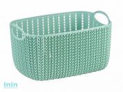 Корзинка ВЯЗАНИЕ 4 л (фисташковый) (IDEA)
