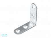 Уголок мебельный 12х35x35 мм круглый белый цинк STARFIX