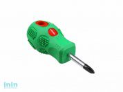 Отвертка "+" №2  38мм PH ВОЛАТ (крестовая Phillips, двухкомп. рукоятка Anti-Slip)