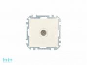 Розетка 1-ая телевизионная (скрытая) бежевая, Стиль, BYLECTRICA (Розетка телевизионная скрытой установки Гарантийный срок:24 месяца)