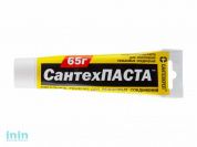 Паста уплотнительная универсальная "Сантехпаста" 65 гр. (в тубе) (Для уплотнения разьемных резьбовых соединений) (Сантехкреп)