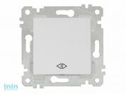 Выключатель промежуточный многопозиционный (скрытый, без рамки, пруж. зажим) белый, RITA, MUTLUSAN (10 A, 250 V, IP  20         перекрестный  (промежу