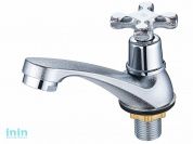 Кран водоразборный на гайке 1/2, керамич. JIK15-A102-A SOLONE (Моносмеситель цинковый, Гарантия 1 год  Количество в коробке - 4 шт) (G.LAUF)