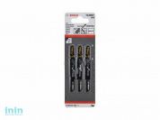 Пилка лобз. по керамике T130RF (3 шт.) BOSCH (пропил прямой, грубый, твердосплавная технология, зернистость 30)