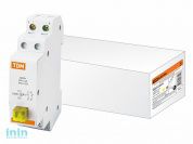 Выключатель кнопочный c фиксацией и индикацией ВК-47M 1НО,1НЗ желтый TDM