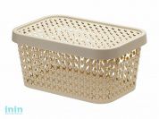 Ящик для хранения с крышкой ПИРУЛА 90х190х130 (латте) (IDEA)