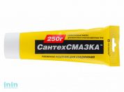 Смазка силиконовая канализационная "СантехСмазка" 250 г (Смазка канализационная в тубе 250 г) (Сантехкреп)