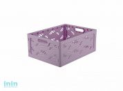 Корзина Flavia 320х240х130, сиреневый, BEROSSI (Изд. из пластм. Размер 320 х 240 х 130 мм (в собранном виде), 580 х 500 х 16 мм (в разложенном виде))